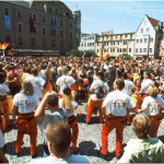 Pica-Pau auf dem Augsburger Rathausplatz