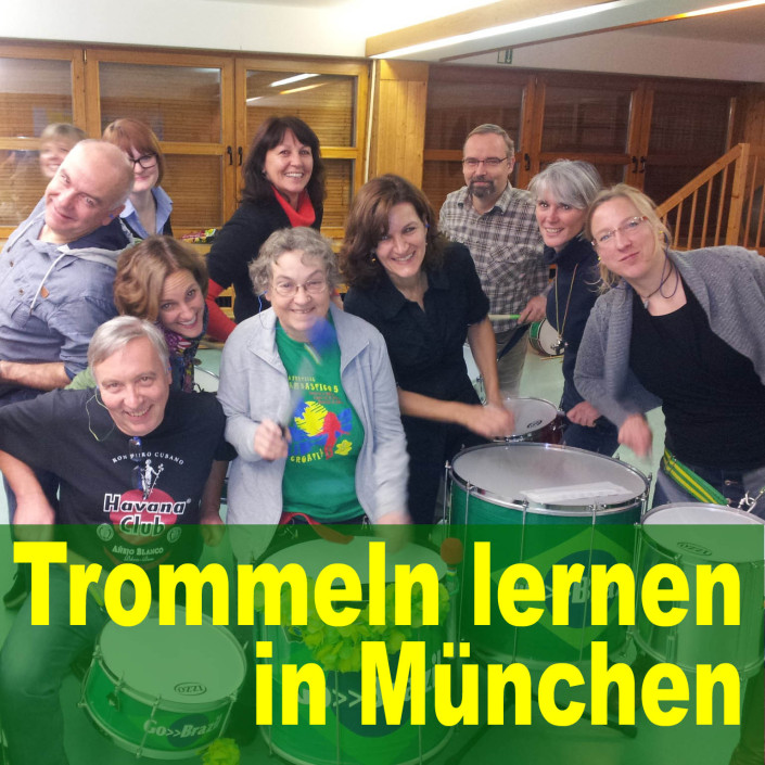 Trommeln lernen in München bei Go-Brazil