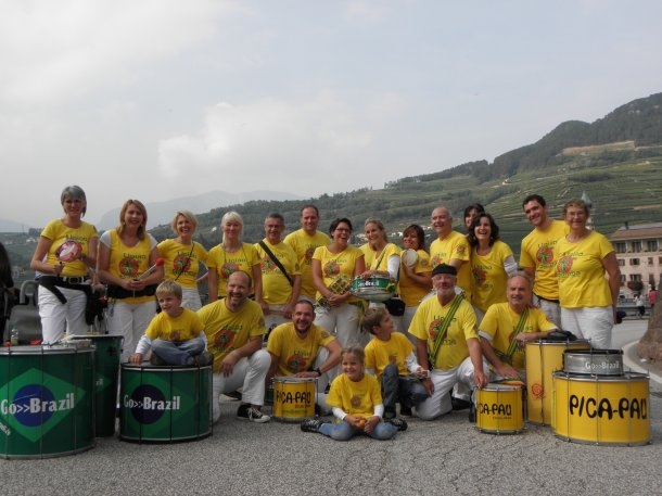 Uniao do Samba beim Festa Dell'Uva in Verla, Italien