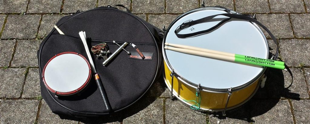 Samba-Auftritts-Packliste Instrument