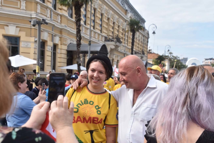 Uniao do Samba in Batumi mit Bürgermeister