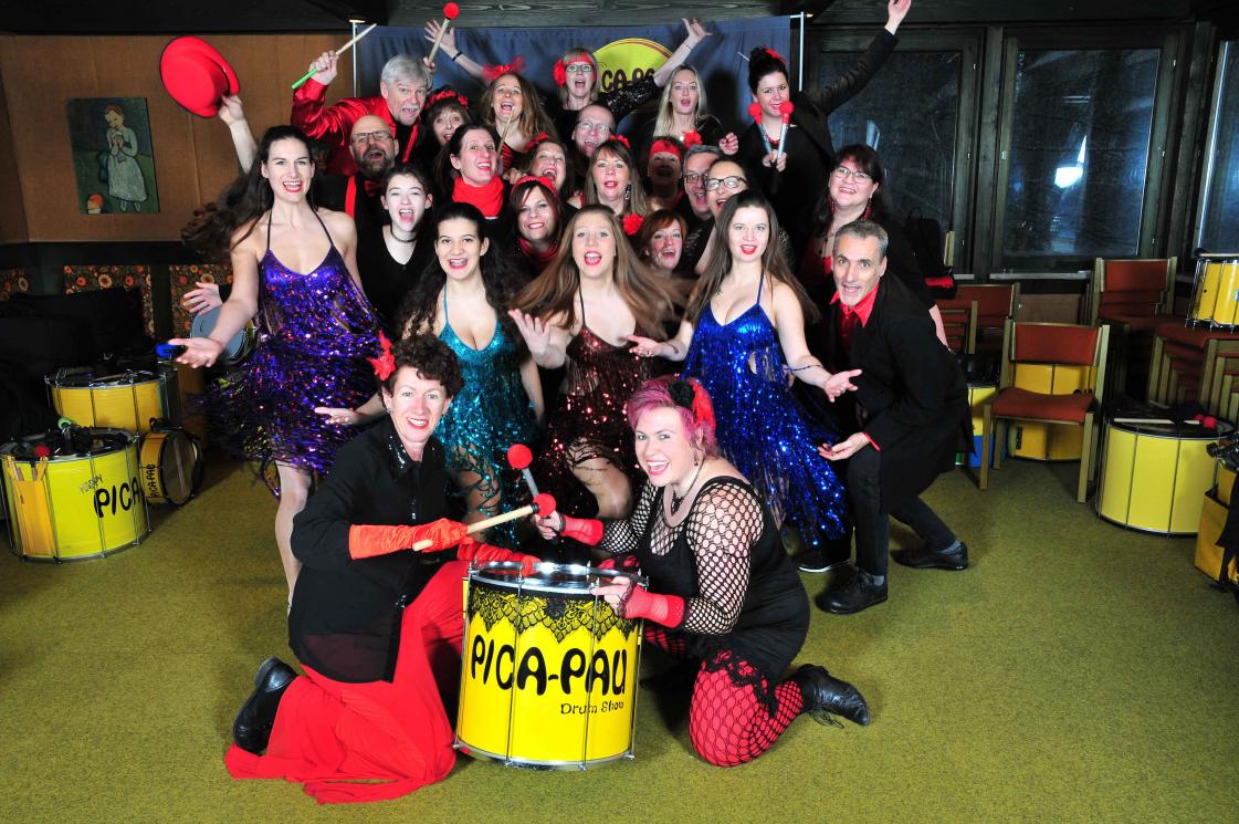 Pica-Pau bei einer privaten Brasil-Faschingsparty in Augsburg