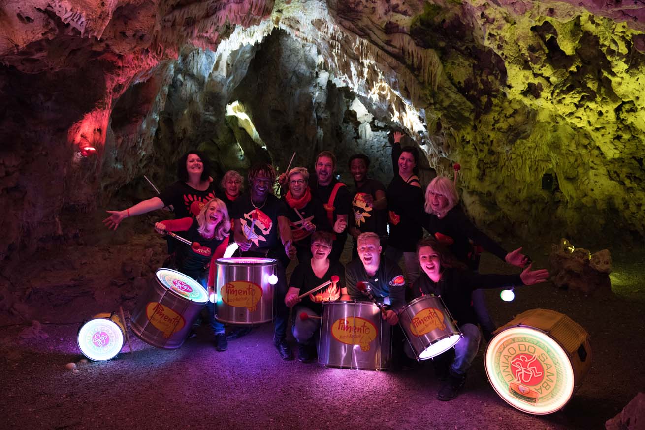 Pimento mit neuer Lightshow in der Charlottenhöhle