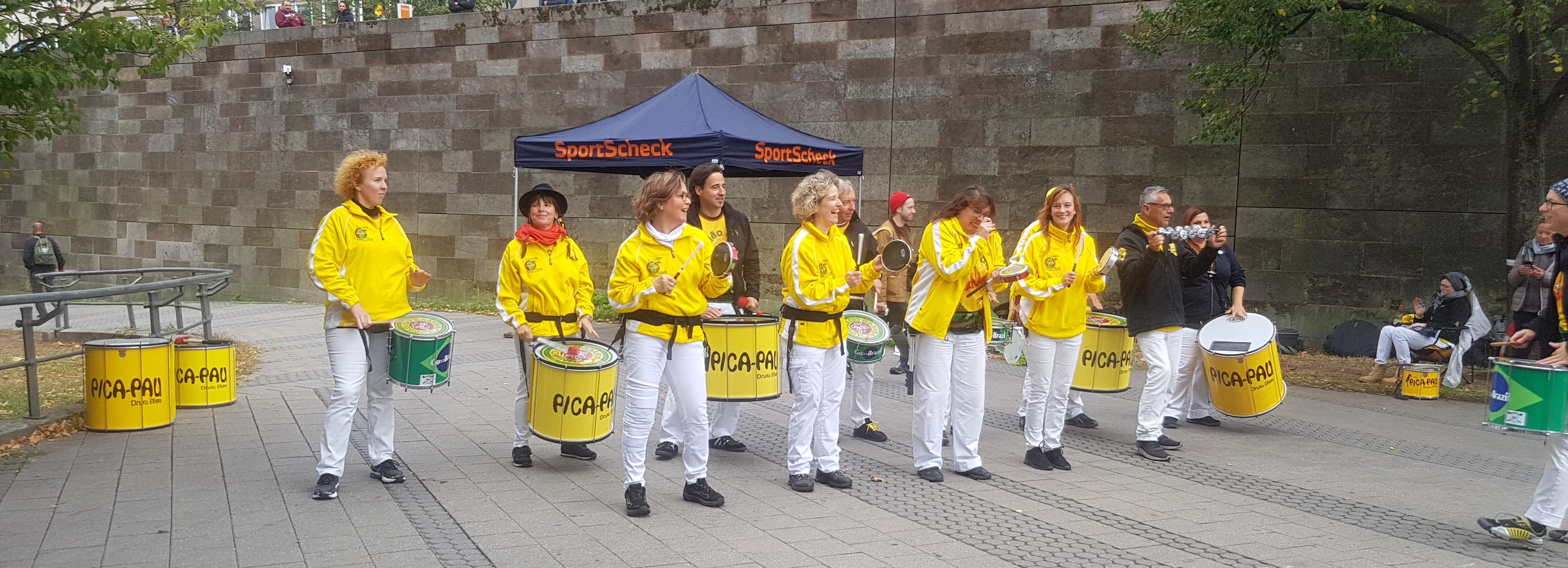 Coronaabsage - Uniao do Samba beim SportScheck-Lauf in Augsburg