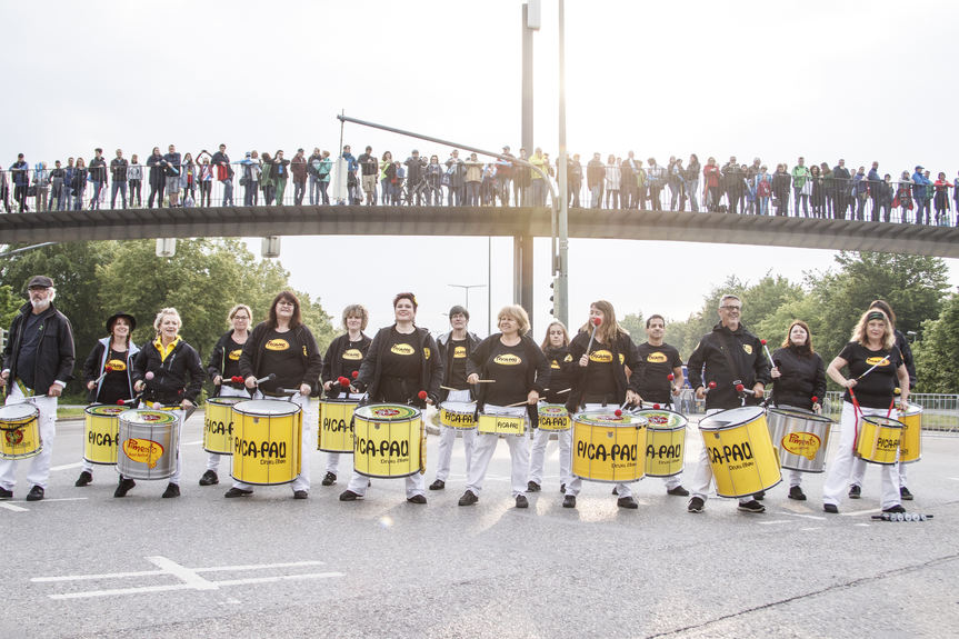 Coronaabsage - Uniao do Samba beim M-Net-Lauf in Augsburg