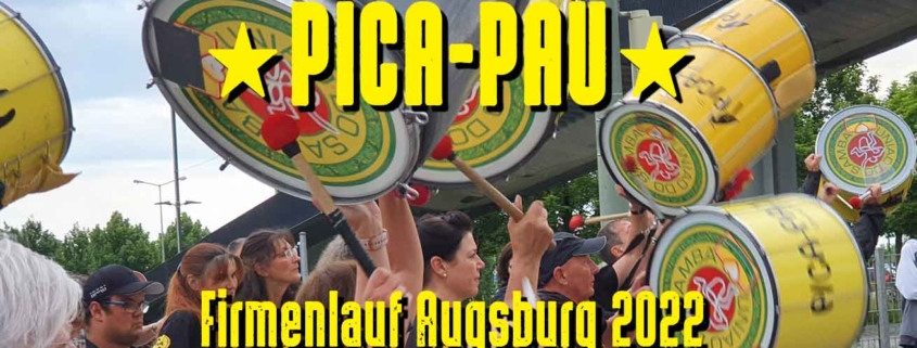 Pica-Pau beim M-Net-Firmenlauf Augsburg 2022