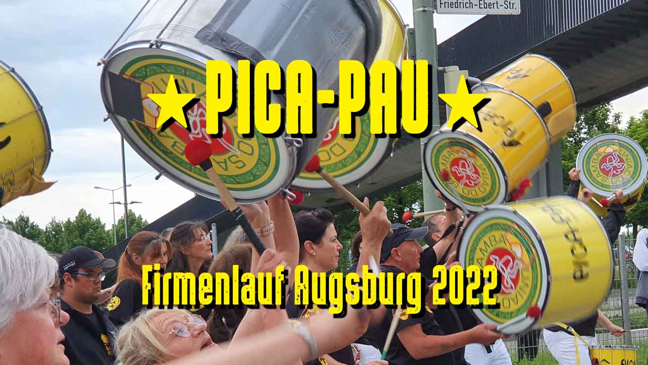 Pica-Pau beim M-Net-Firmenlauf Augsburg 2022
