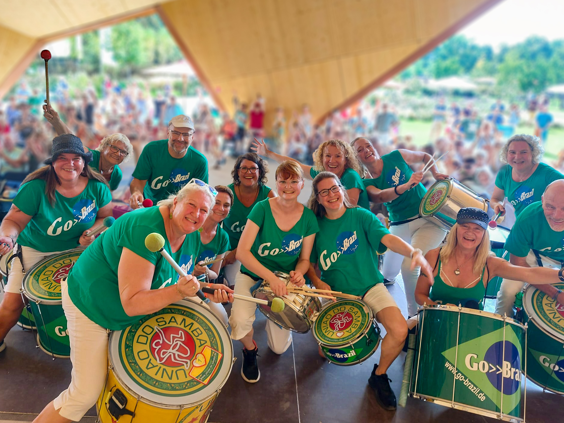 Go-Brazil | Eröffnung Echardinger Grünstreifen | München
